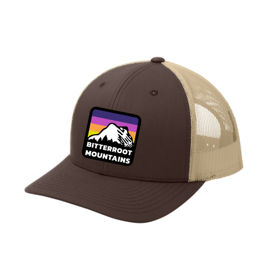 Bitterroot Mountains Embroidered Cap