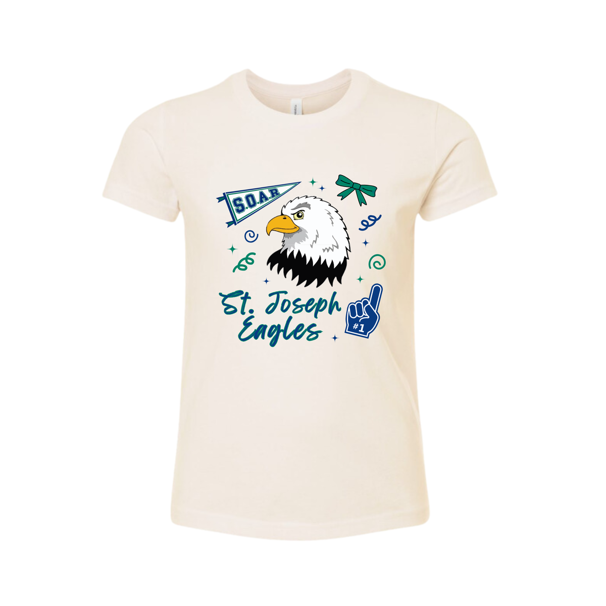SJS Eagles Collage Tee